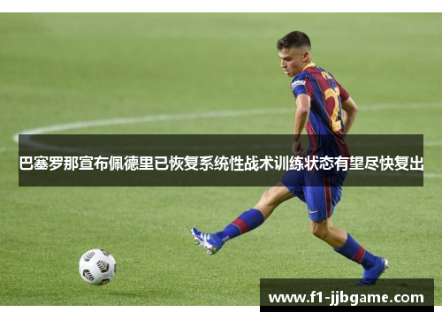 巴塞罗那宣布佩德里已恢复系统性战术训练状态有望尽快复出